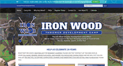 Desktop Screenshot of ironwoodcamp.com